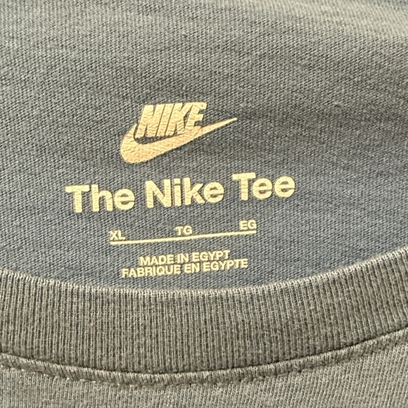 Nike Kids Blue Tee with Bold Graphic - Picture 3 of 3